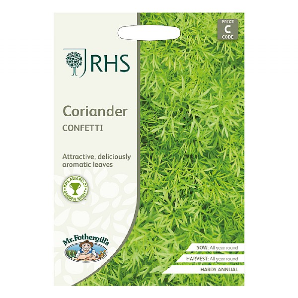 RHS Coriander Confetti Seeds