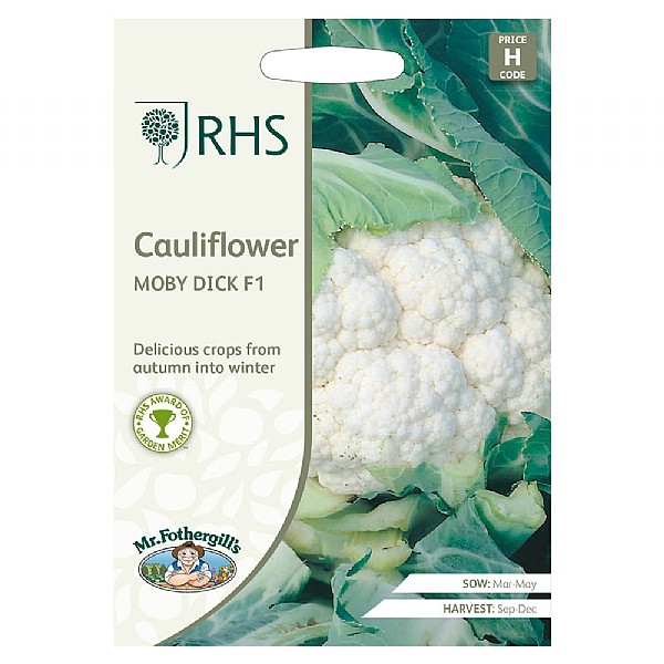 RHS Cauliflower Moby Dick F1 Seeds