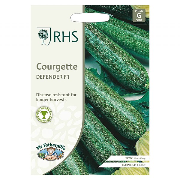 RHS Courgette Defender F1 Seeds