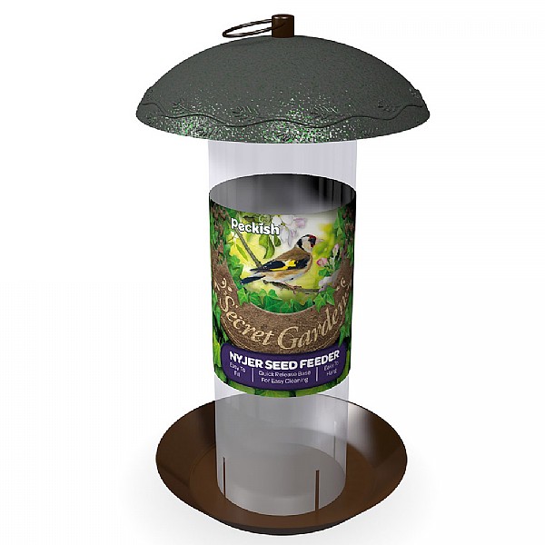 Peckish Secret Garden Nyjer Seed Feeder