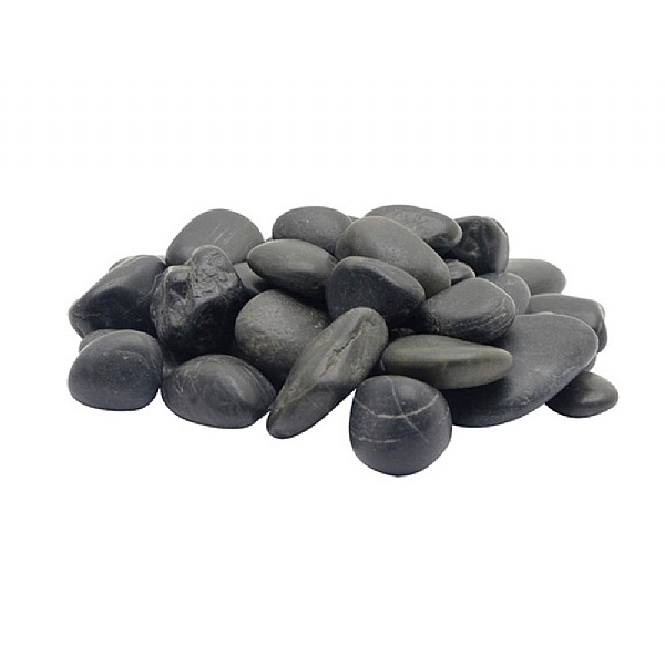 Marina Decorative Gravel 12-18mm Natural Black Beach Pebble 2kg