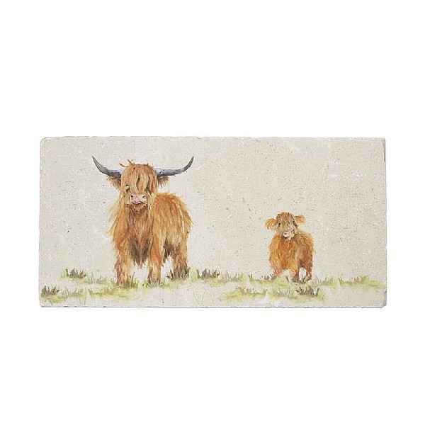 Kate of Kensington Highland Cow Marble Sharing Platter