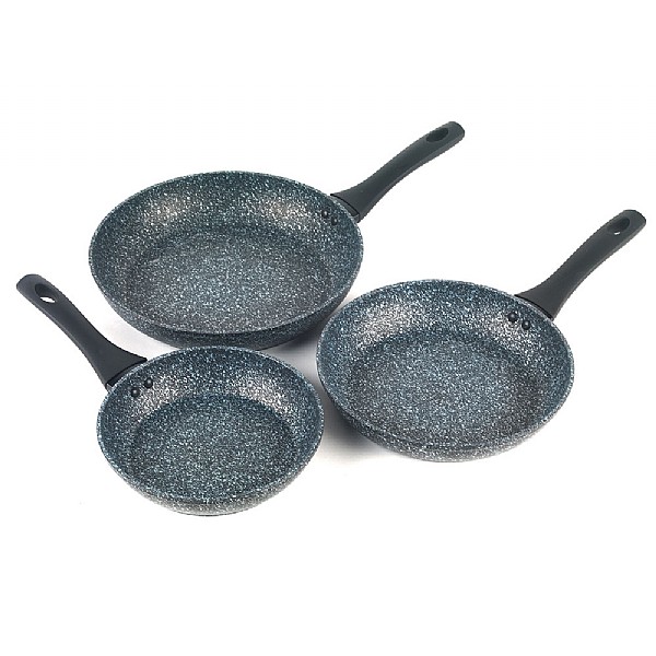 Salter Megastone 3-Piece Non-Stick Frying Pan Set