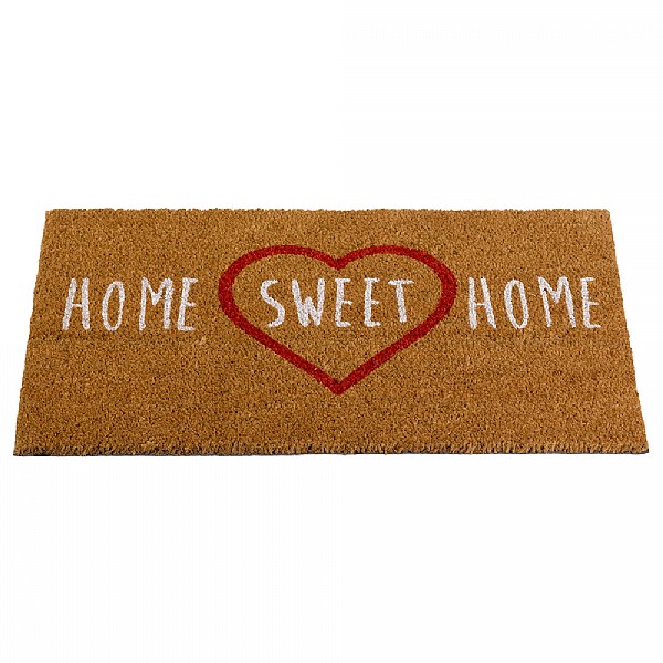 Sweet Heart Coir Mat - 75 x 45cm