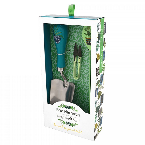 Burgon & Ball Brie Harrison Trowel, Snips & Label Gift Box Set