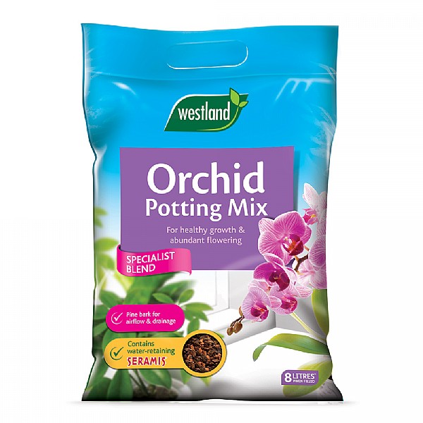 Westland Orchid Potting Mix (Seramis Enriched) 8L