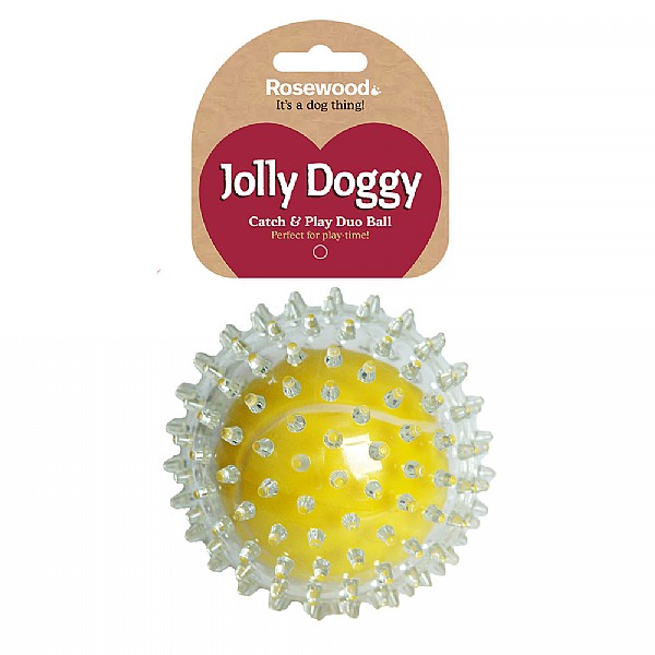 Rosewood Jolly Doggy Catch & Play Tennis Ball