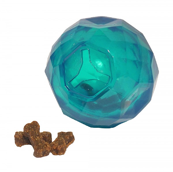 Rosewood Biosafe Puppy Treat Ball Blue Toy