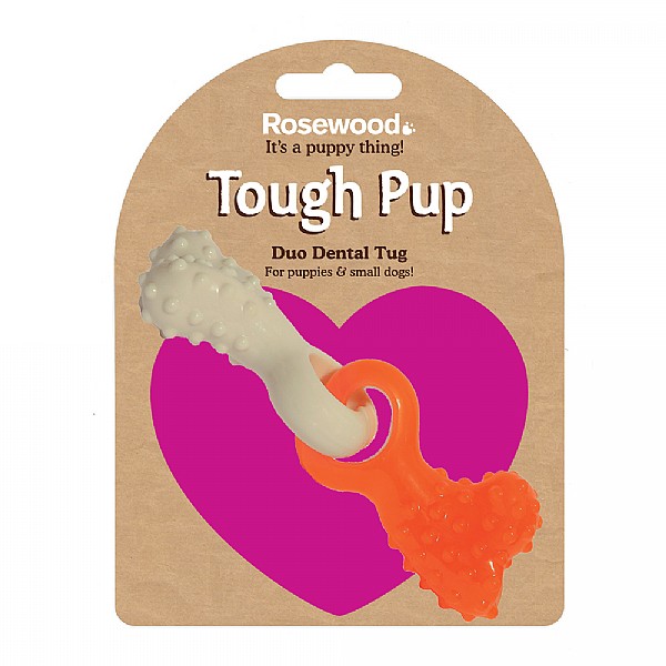 Rosewood Tough Pup Duo Dental Tug