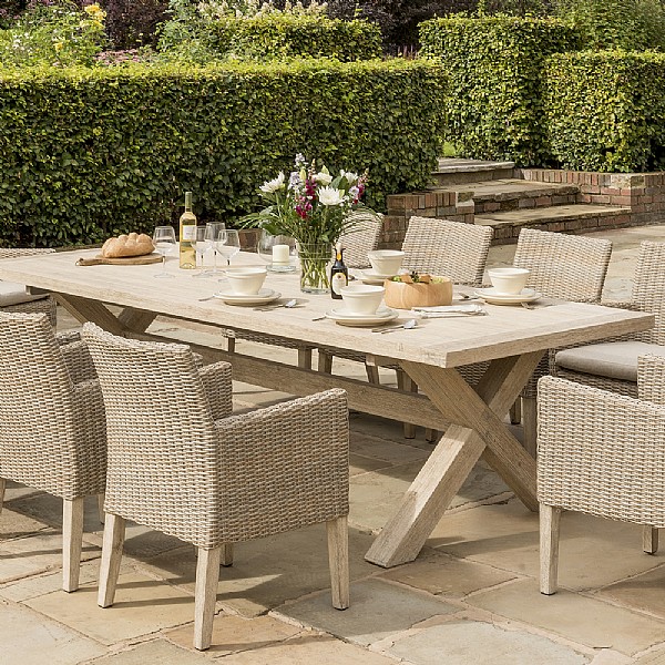 Kettler Cora Rectangular Dining Set Rattan Garden Furniture Kettler Cora Rectangular Dining Set Rattan Garden Furniture Webbs Centre