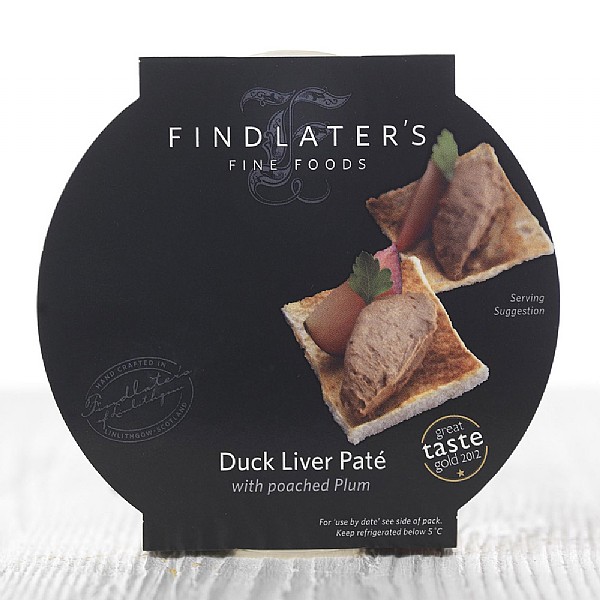 Findlater's Duck Liver Pate with Poached Plum 120g