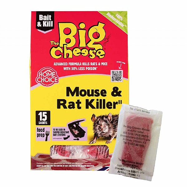The Big Cheese Rat & Mouse Killer Pasta Sachet (10g)