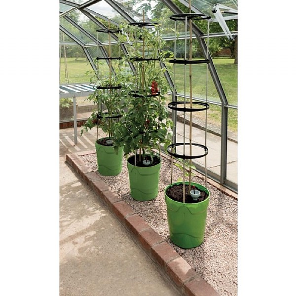 Garland Self Watering Grow Pot Tower - Green