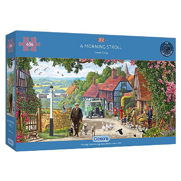 Gibsons A Morning Stroll 636 Piece Jigsaw Puzzle
