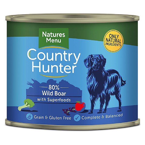 Natures Menu Country Hunter Wild Boar with Superfoods Multi Serve Dog Food (600g)
