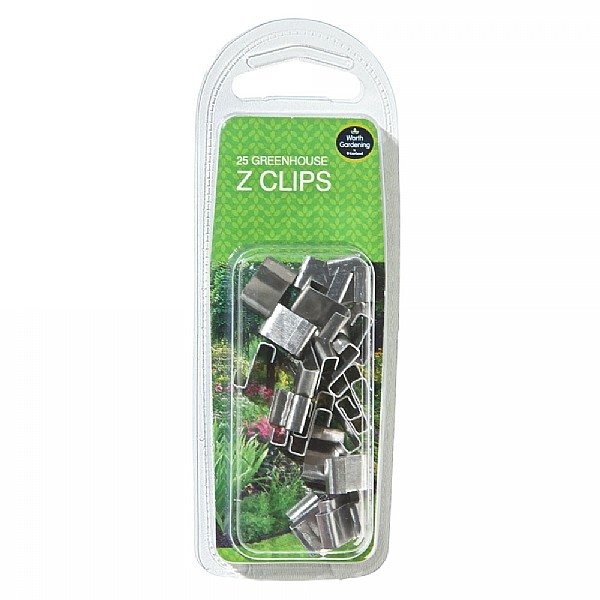 Garland Greenhouse Z Clips - 25 Pack