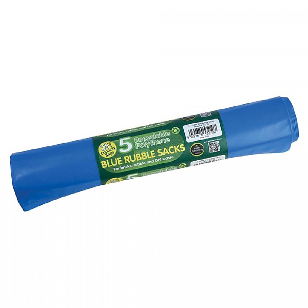 Garland Rubble Sacks Blue 35L (5 Per Roll)