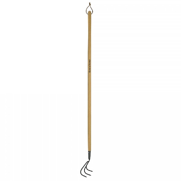 Kent & Stowe Carbon Steel Long Handled 3 Prong Cultivator