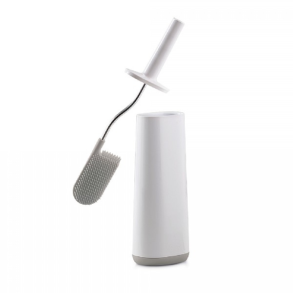 Joseph Joseph Flex Plus Toilet Brush & Holder White & Grey