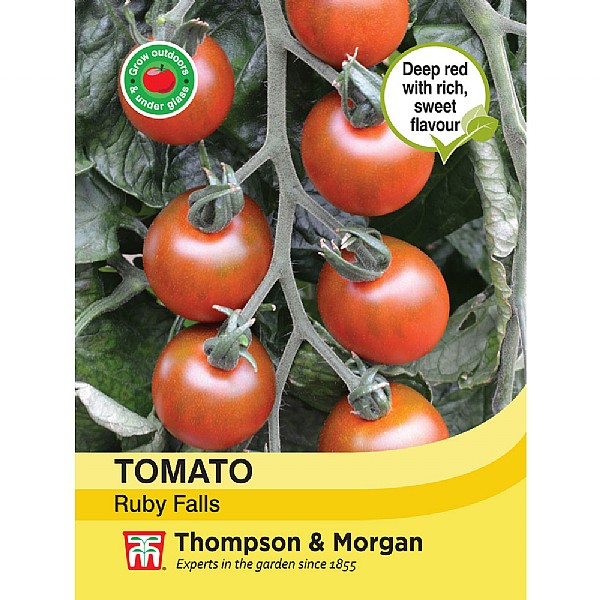 Thompson & Morgan Tomato Ruby Falls Seeds