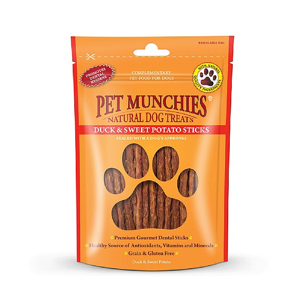 Pet Munchies Natural Duck and Sweet Potato 90g