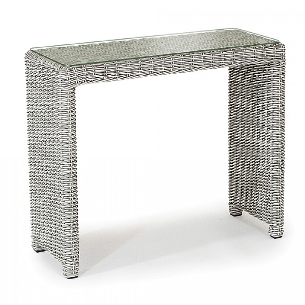 Kettler Palma Side Table Glass - White Wash