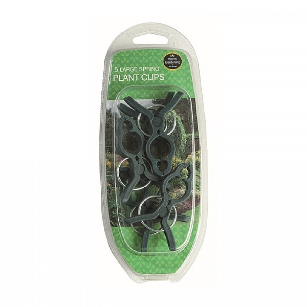 Garland Large Spring Plant Clips (Pack of 5)