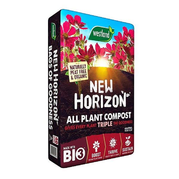 New Horizon All Plant Peat Free Compost 40L