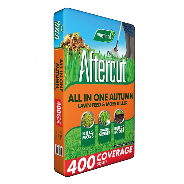 Westland Aftercut AllInOne Autumn Lawn Feed and Moss Killer Bag
