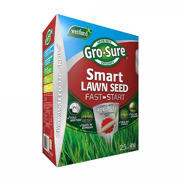 Westland Gro-Sure Smart Seed Fast Start Lawn 25m2