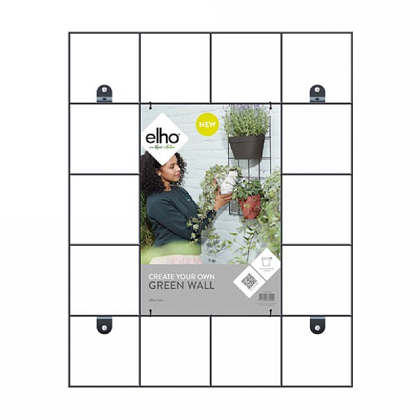 Elho Loft Urban Green Wall Rack - Living Black