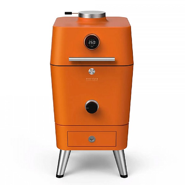 Everdure by Heston 4K Outdoor Charcoal Cooker - Orange