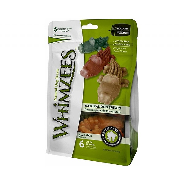 Whimzees Alligator Large (6 Pack)