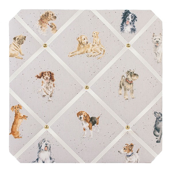 Wrendale 'A Dogs Life' Fabric Noticeboard