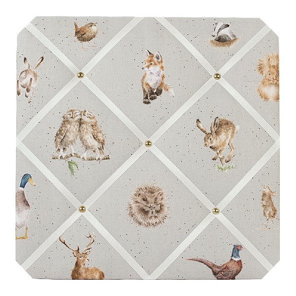 Wrendale 'Woodlanders' Fabric Noticeboard