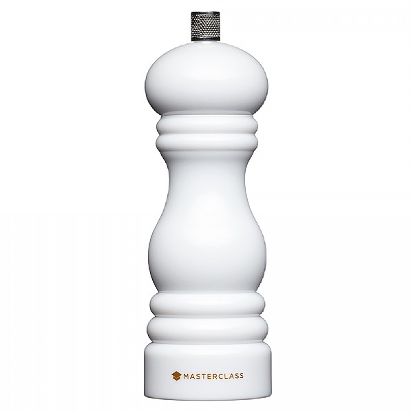 MasterClass Salt or Pepper Mill 17cm - White