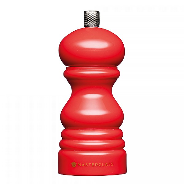 MasterClass Salt or Pepper Mill 12cm - Red