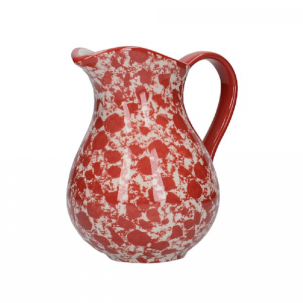 London Pottery Splash Medium Jug - Red