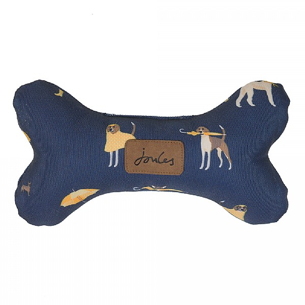 Joules Plush Navy Dog Print Toy