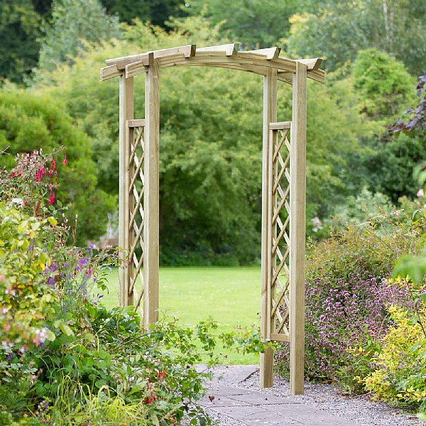 Zest Starlight Wooden Garden Arch