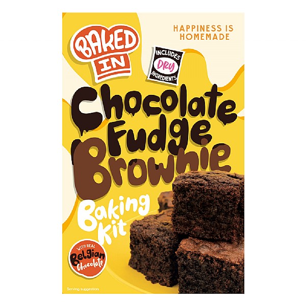 Bakedin Chocolate Fudge Brownie Kit