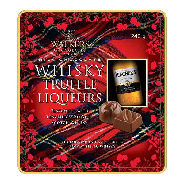 Walkers Whisky Truffles Tin 240g