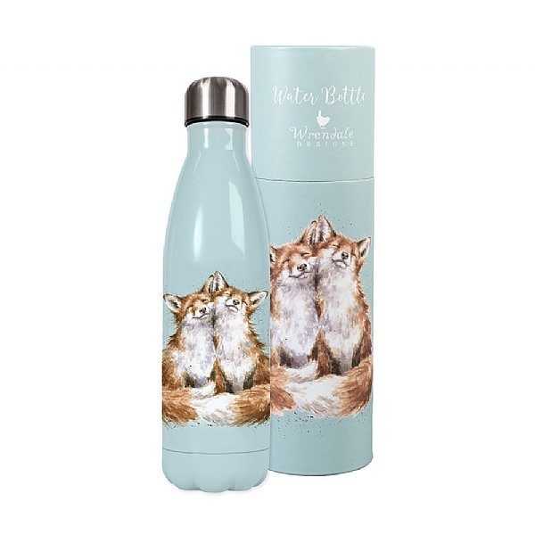 Wrendale 'Contentment' Foxes Water Bottle