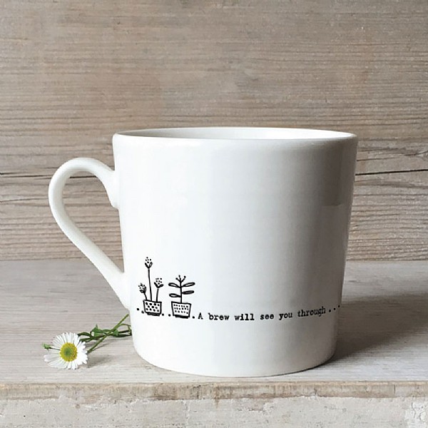 East of India 'A Brew Will See You' Wobbly Mug