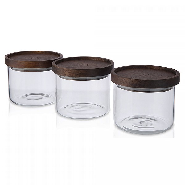 Artisan Street Set of 3 Stacking Jars 600ml