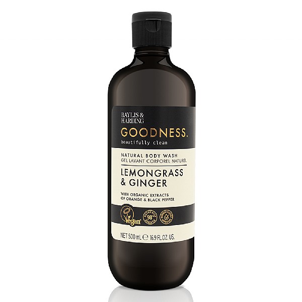 Baylis & Harding Goodness Lemongrass & Ginger Natural Body Wash 500ml