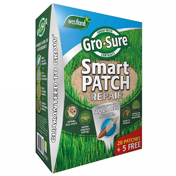 Westland Gro-Sure Smart Patch Repair Spreader Box - 20 Patches + 5 Free
