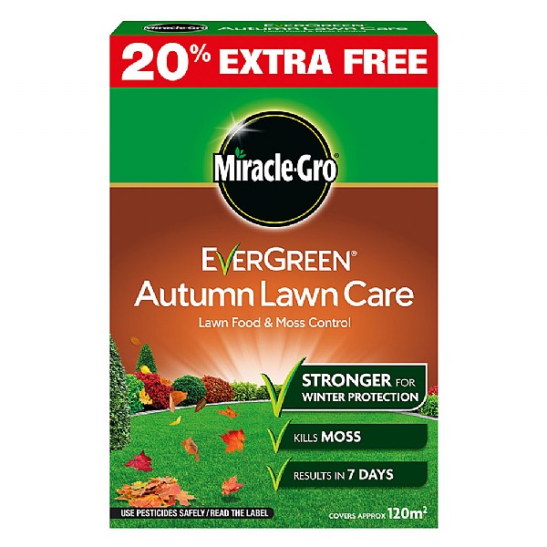 Evergreen Autumn Lawn Food & Moss Control Refill Box 120m2