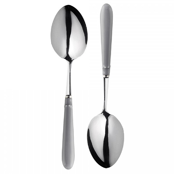 Mary Berry Set of 2 Grey Serving Spoons