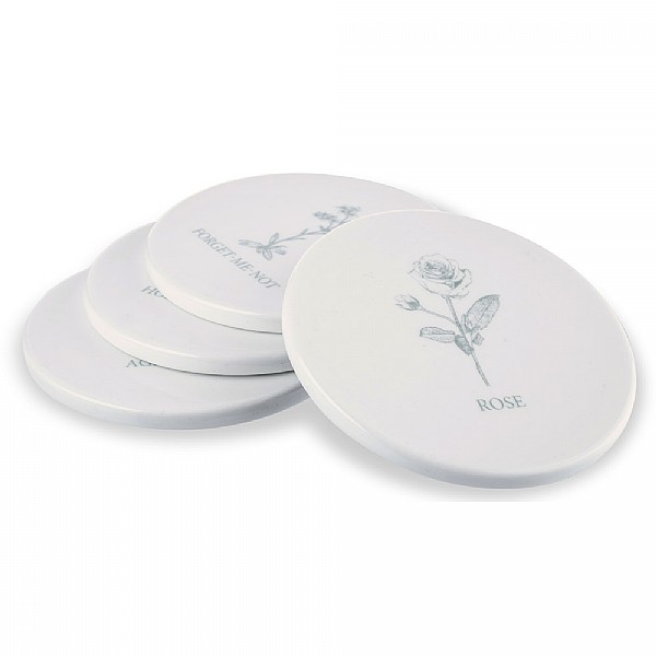 Mary Berry Set of 4 Flowers Coasters